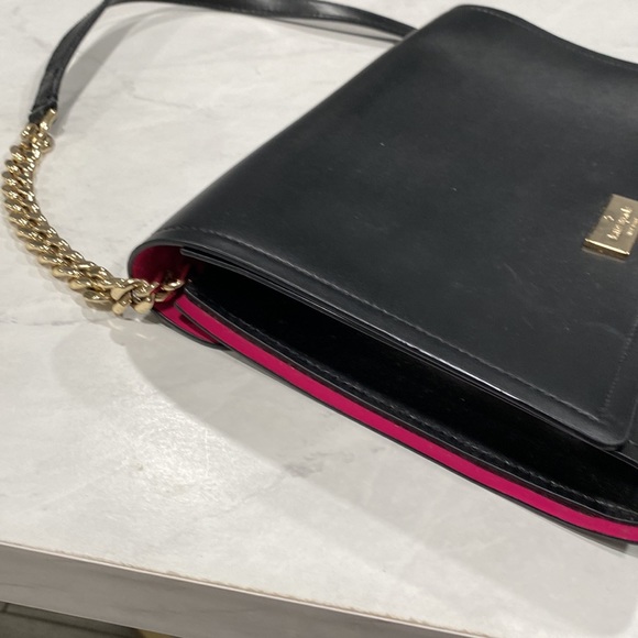 Black with pink detail Kate spade shoulder bag - Picture 3 of 5